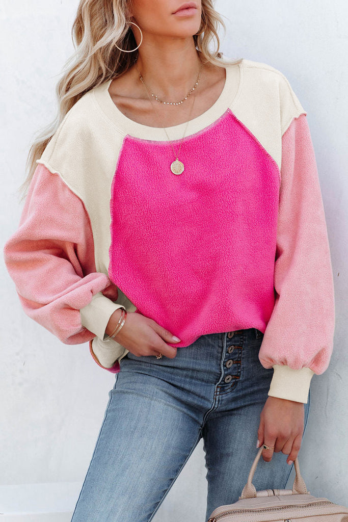 Sweater Pink Crew Neck